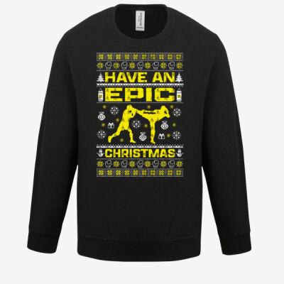 2025 Christmas Jumper - Kids (Black) Thumbnail
